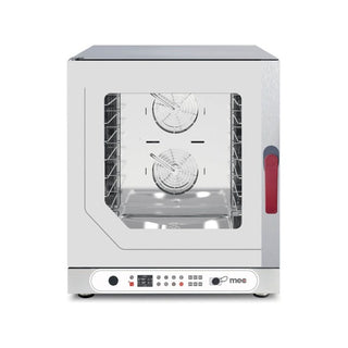 Elektrische heteluchtoven 4x GN 1/1 - 60x40 cm, directe inspuiting en automatisch reinigingssysteem