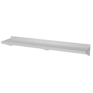Wandplank van roestvrij staal
