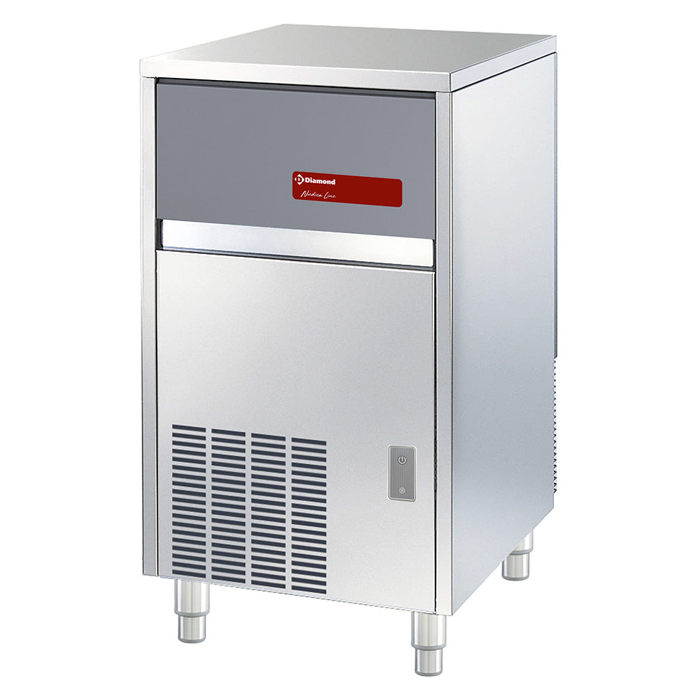 Machine à glaçons pleins 35 kg, avec réserve - EAU ICE35W-R2