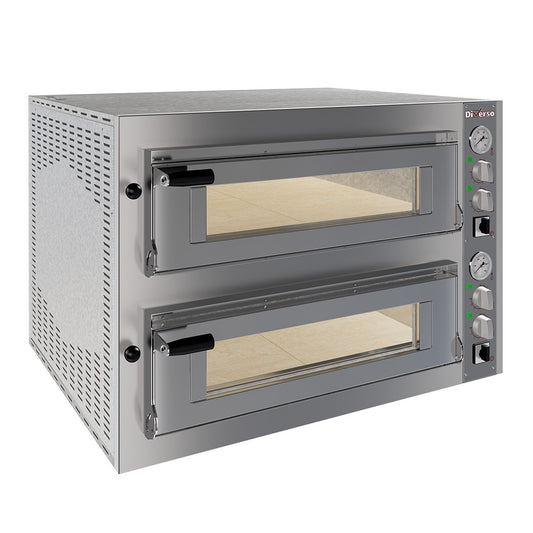 Four électrique 2x 4 pizzas diam.350mm, 2 chambres WR-FD24-MD