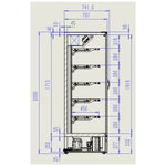 2.0 m Frigo mural 7455.3105 - Frigo mural gamme Marco T°