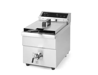 Friteuse à Induction Professionnelle HENDI 8L - Précision, Robinet de Vidange & 3500W