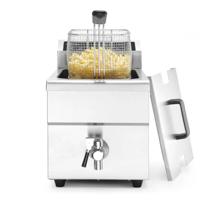 Lavasteengrill, 1/2 module, ’dubbelzijdige’ gietijzeren grill