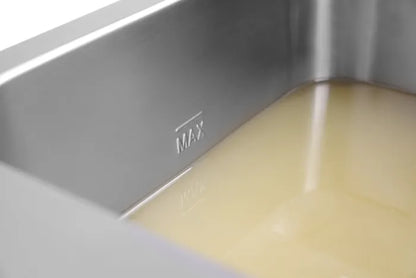 Friteuse à Induction Professionnelle HENDI 8L - Précision, Robinet de Vidange & 3500W