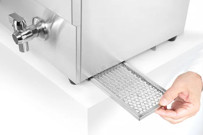 Friteuse à Induction Professionnelle HENDI Profi Line 2x 8L - 7000W, Robinet de Vidange & Précision