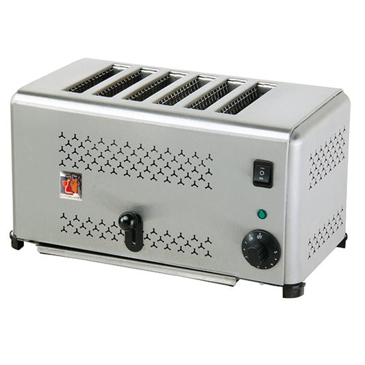 Lavasteengrill, 1/2 module, ’dubbelzijdige’ gietijzeren grill