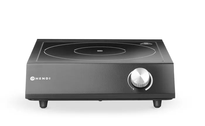 Set Induction HENDI Pro 3500W : Plaque, Casserole & Poêle Inox - Kit Complet