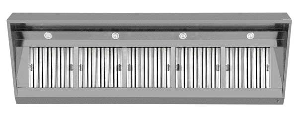 Hotte professionnelle murale Unninox – 2600 x 950 mm – Série 950