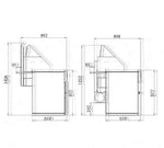 MECHANISCHE FRITEUSES 2 ronde tanks Bertrand
