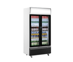Professionele koelkast met 2 deuren en verlicht frontpaneel – Horecalaan collectie (580 liter)