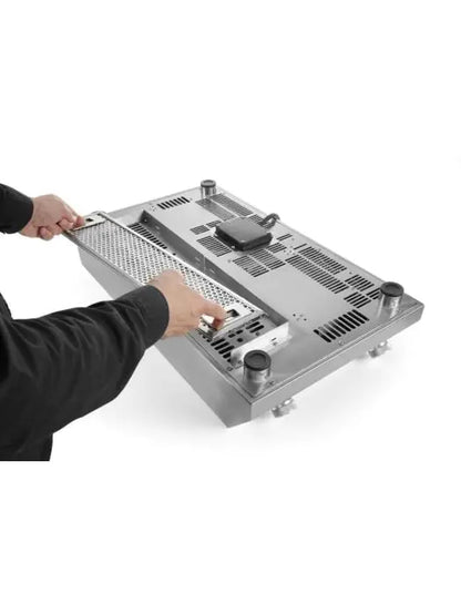 Plaque à Induction Professionnelle HENDI Profi Line 7000W (Modèle 7000) - 2 Foyers, Fonction Boost - 380V