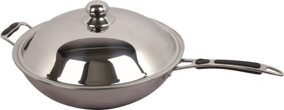 Induction marmite ø36 pour wok en acier inoxydable — Combisteel 7020.0140