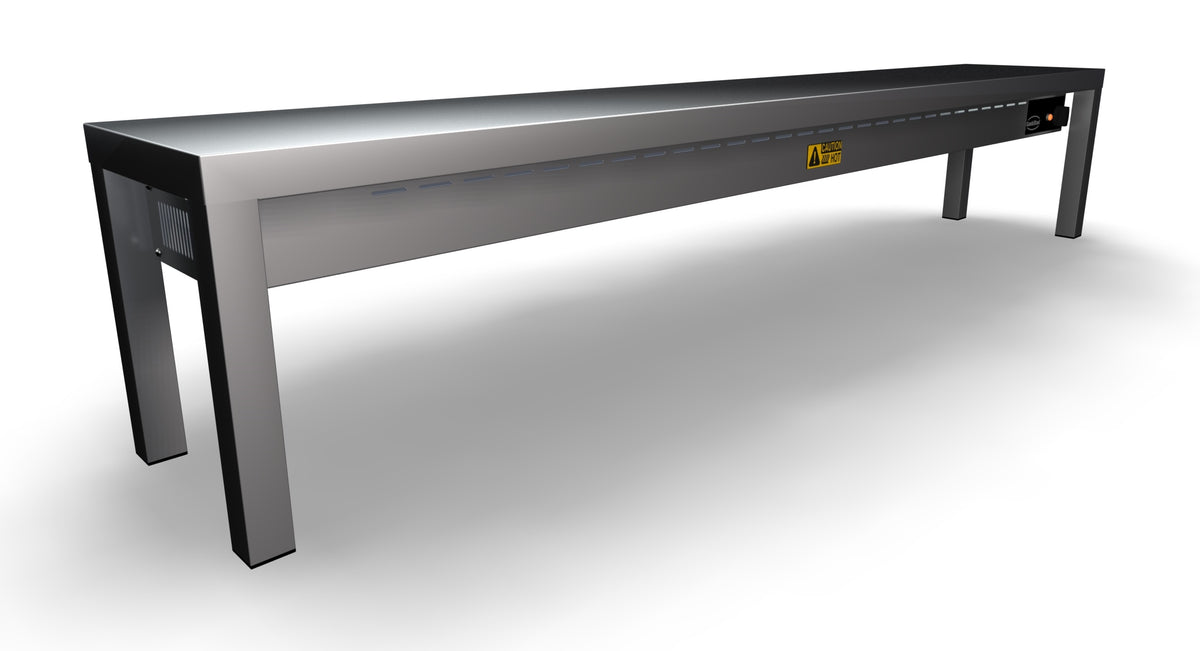 Étagère chauffante en céramique 1 niveaux 1800 5 heaters of 250w — Combisteel 7020.0720