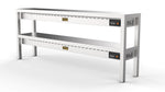 Étagère chauffante en céramique 2 niveaux 1600 8 heaters of 250w — Combisteel 7020.0745