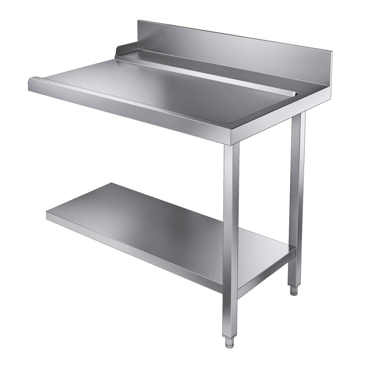 Table d'écoulement étagère 1100 à droite pour 7082.0070-0075 — Combisteel 7106.1040