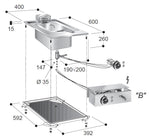 Friteuse él. 1x10 L — Combisteel 7266.0070