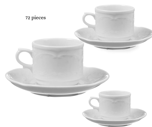 Pack service café – Contenances professionnelles 72 pièces