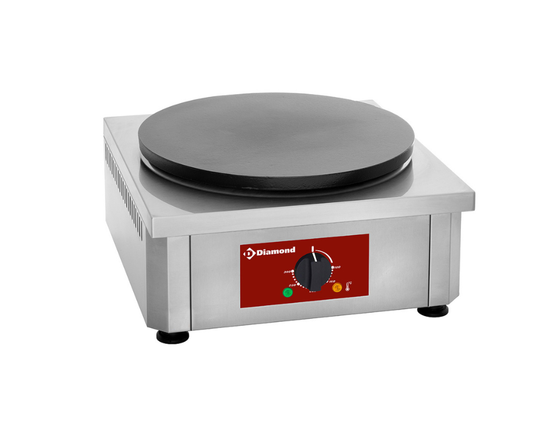 Crêpière haut rendement, électrique, Ø 400 mm "émaillée"