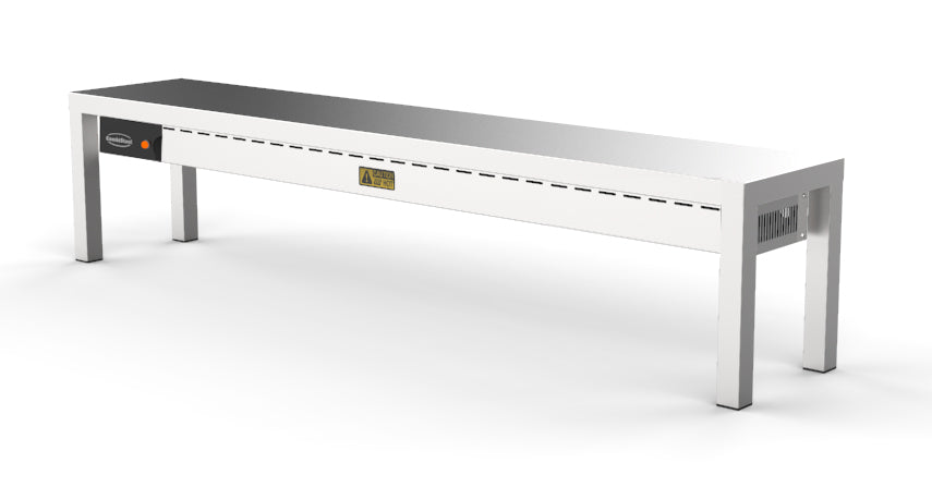 Étagère chauffante en céramique 1 niveaux 1600 4 heaters of 250w — Combisteel 7333.0506