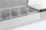 Puits réfrigérée couvercle en acier inox 1/4gn x 5 — Combisteel 7450.0025