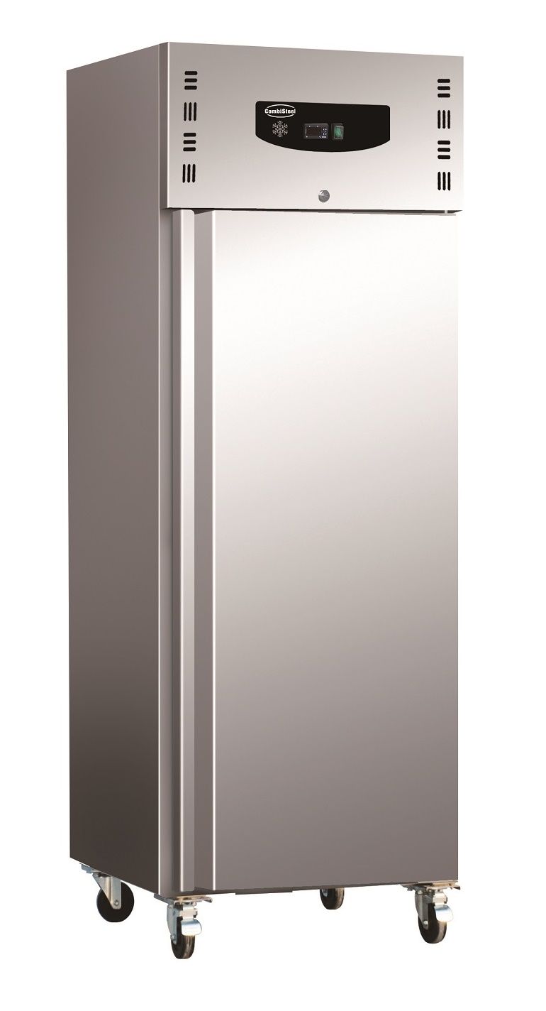 Professionele roestvrijstalen 1-deurskoelkast met aluminium interieur – 600 l – Standard Line