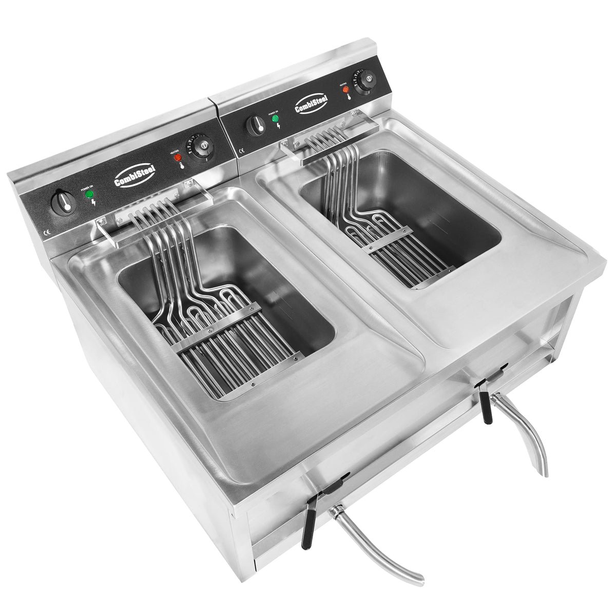 Friteuse posable électrique 2x12 L 2x9kw — Combisteel 7455.0945