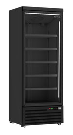 Réfrigérateur 1 porte en verre noir jde-600r bl — Combisteel 7455.2242