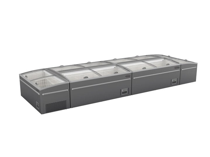 Congélateur bahut pour supermarché 1450 dégivrage automatique — Combisteel 7455.2665
