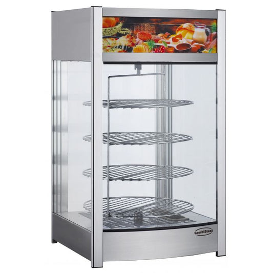 VITRINE CHAUFFANTE ROTATIVE 97L 7487.0110 - Matériel horeca