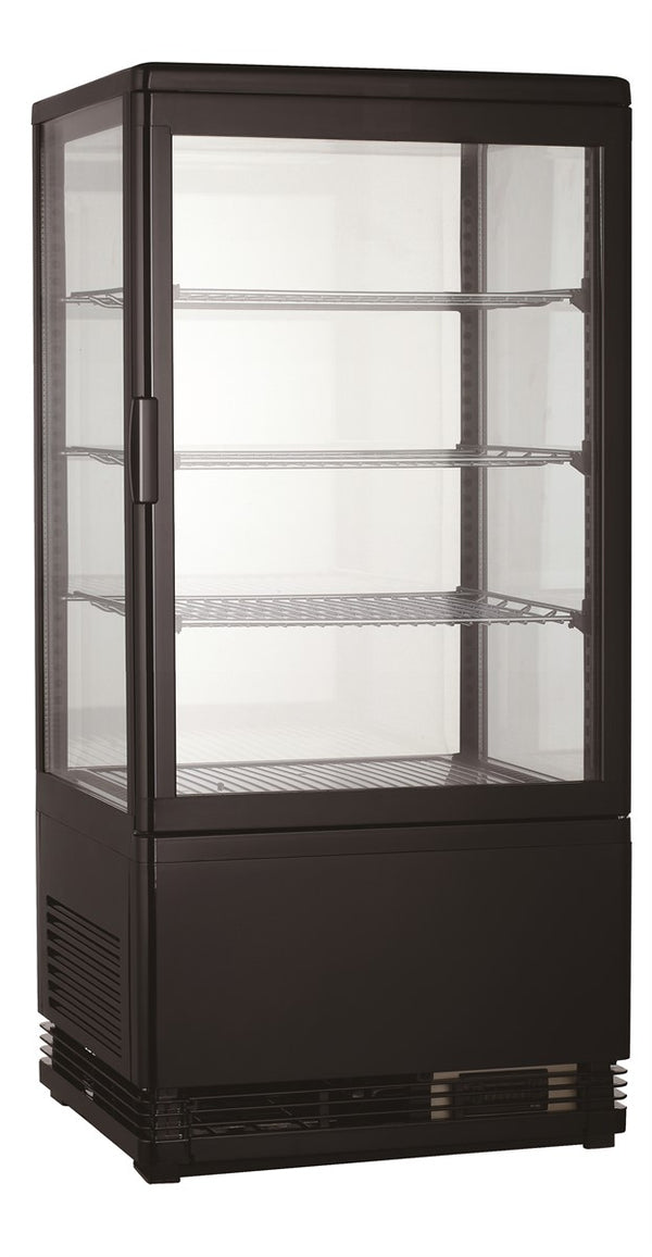 Vitrine réfrigératée 68 L noir — Combisteel 7487.0170