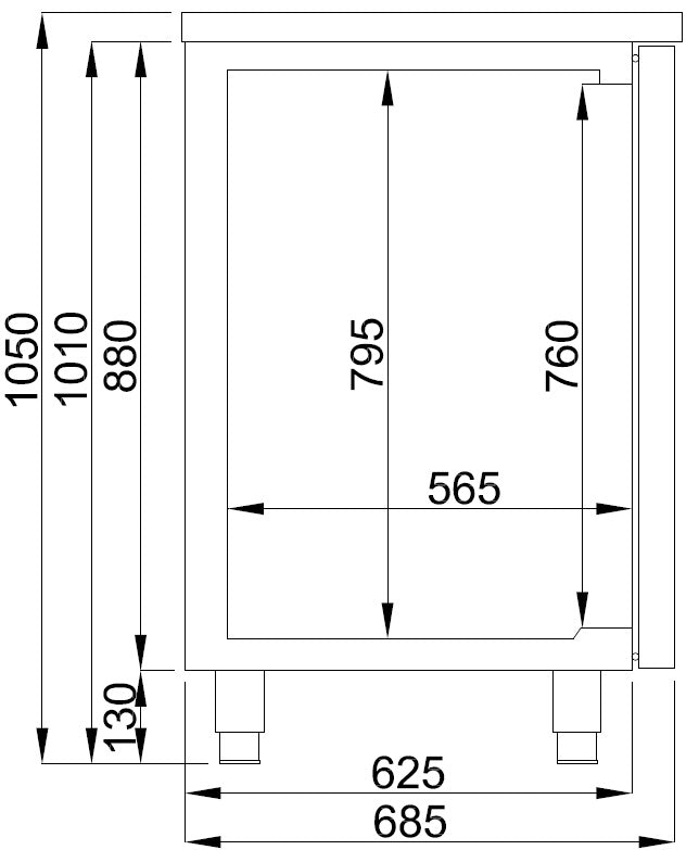 Refroidisseur de bière 3 portes 1r — Combisteel 7489.5330