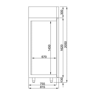 Chocoladebewaarkoelkast – 700 L – COMBISTEEL