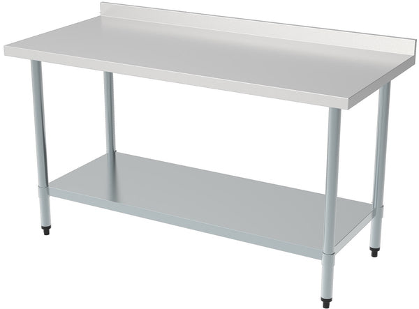 700 plan de travail étagère bord relevé démontable 700 — Combisteel 7490.0060