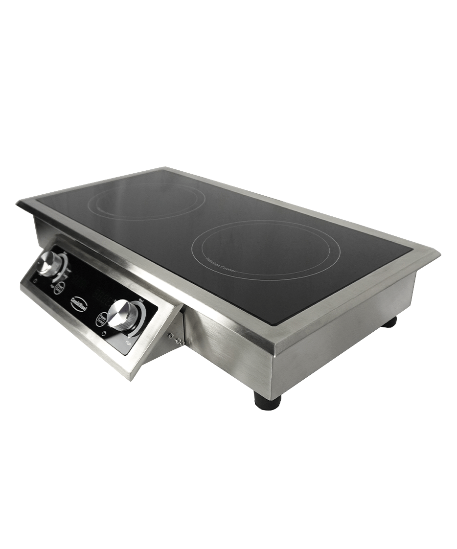 Drop-in cuisinière à induction 2 zones convient uniquement aux poêles à induction — Combisteel 7505.0020