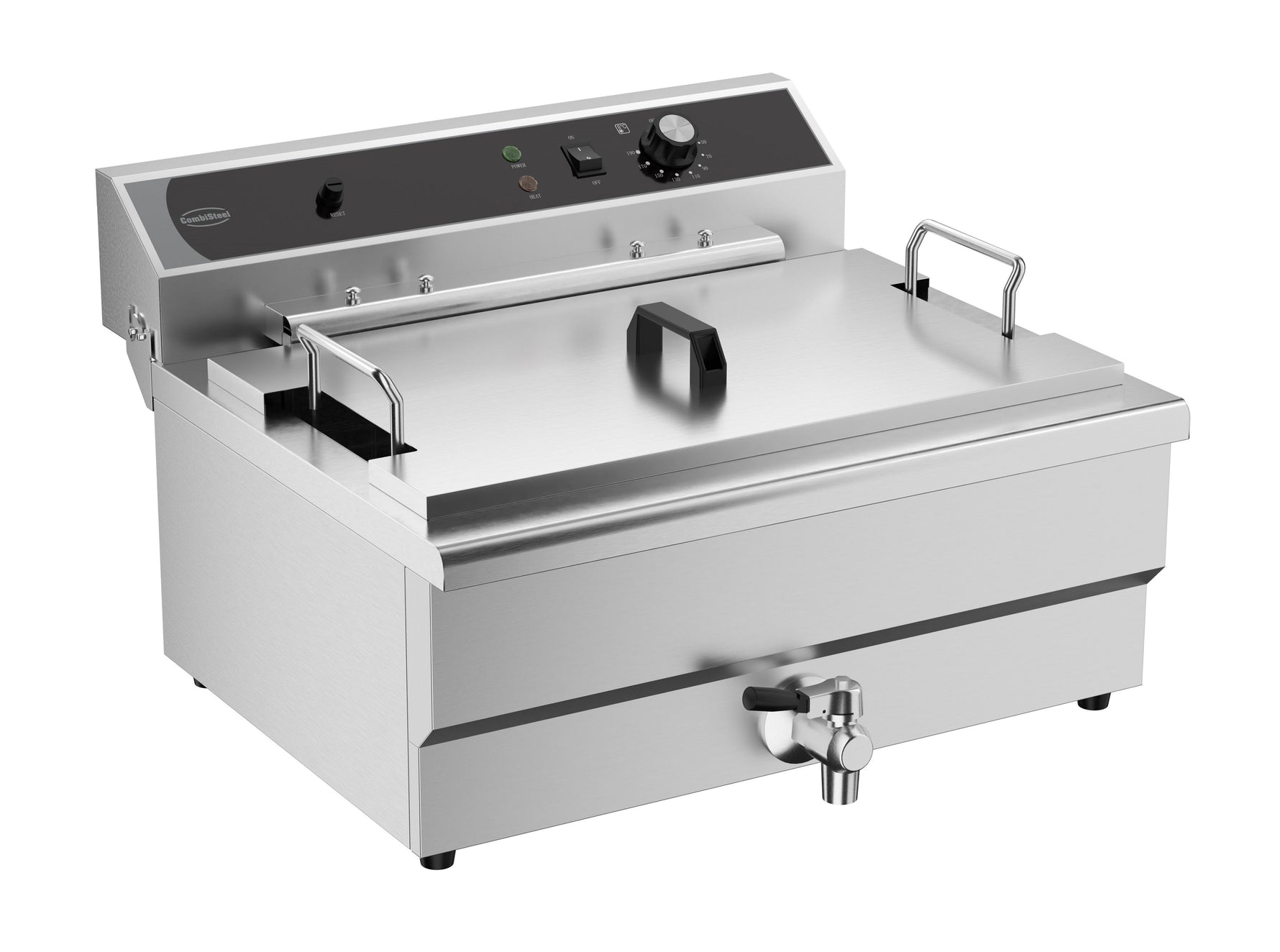 FRITEUSE POSABLE ÉLECTRIQUE 25L - AVEC ROBINET DE VIDANGE 7518.0210