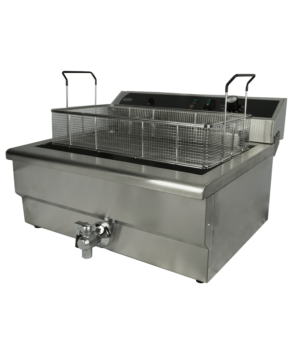 FRITEUSE POSABLE ÉLECTRIQUE 25L - AVEC ROBINET DE VIDANGE 7518.0210