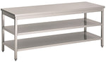 800 plan de travail 2 étagères 1500 — Combisteel 7812.0324