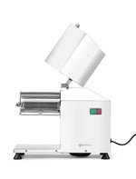 Lavasteengrill, 1/2 module, ’dubbelzijdige’ gietijzeren grill
