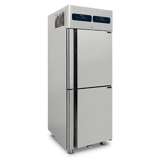 350+350 liter RVS koelkast GN 2/1, -2°/+8°C