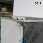 400 liter RVS vriezer, 460x485 mm, -10°/-18°C - BESCHADIGD