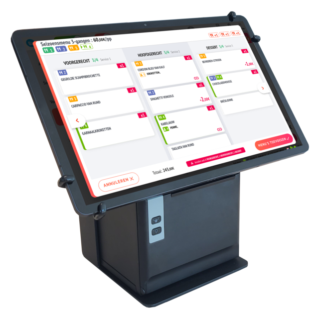 PACK 10’’ COMPACT Caisse Enregistreuse Restaurant Horeca  avec installation
