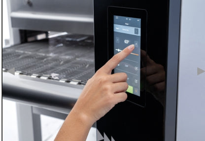 Gasvertaaloven, geventileerd, bandbreedte 1000 mm