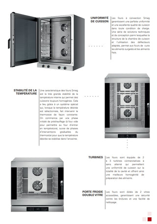 CONVECTIEOVENS 10 niveaus - Elektromechanisch, Met bevochtiging 