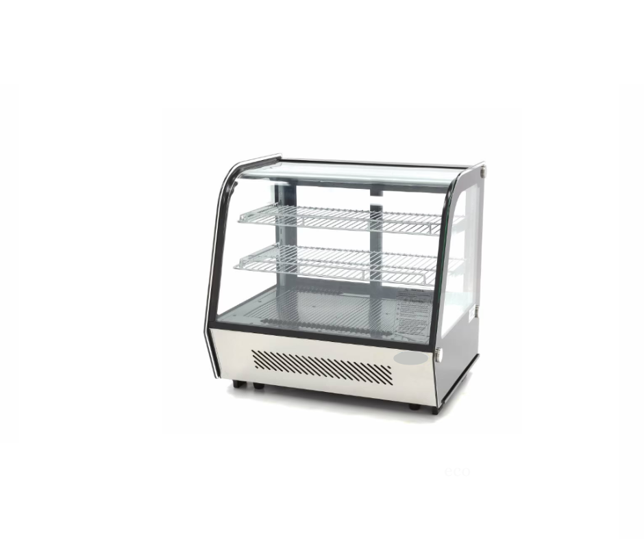 Taartvitrine - 120 L - 70 cm - schuifdeuren achteraan