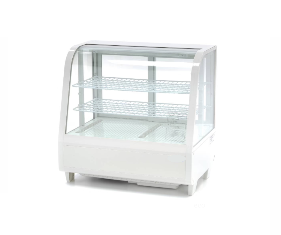 Taartvitrine - 100 L - 68 cm - wit