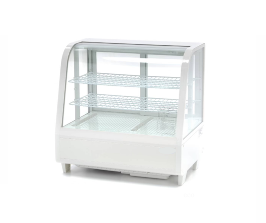 Vitrine à gâteaux - 100 L - 68 cm - blanc