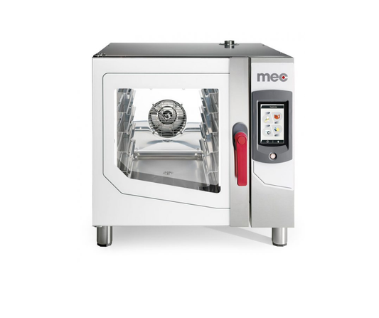 Elektrische heteluchtoven 4x GN 1/1 - 60x40 cm, directe inspuiting en automatisch reinigingssysteem