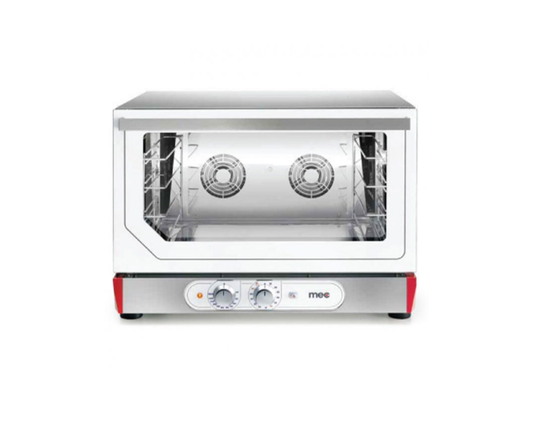 Elektrische heteluchtoven 4x GN 1/1 - 60x40 cm, directe inspuiting en automatisch reinigingssysteem