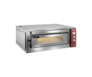 Elektrische oven, 2 kamers, 2x 9 pizza's Ø 350 mm 