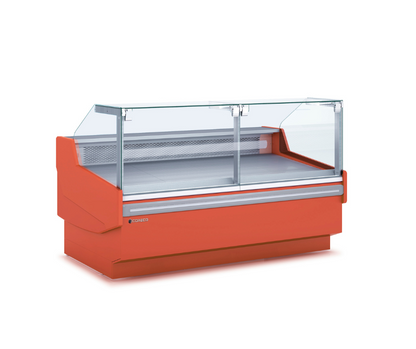 1.5 m - Vitrine modulaire série 12 verre relevable Droite , avec  réserve CVE-12-15-RR-TF